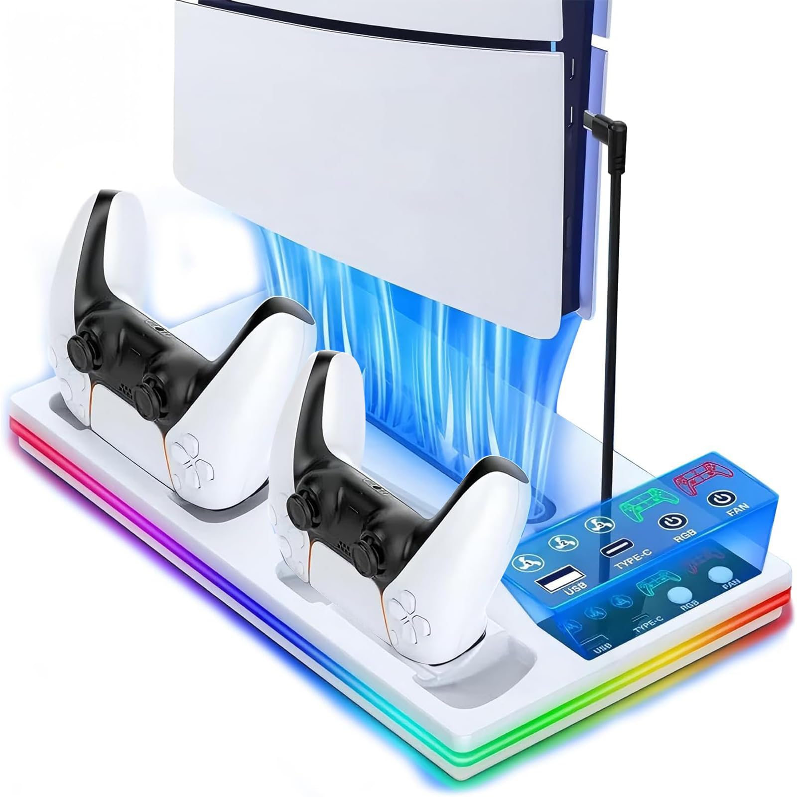 PS5グランツーリスモ同梱版ディスクエディション＋LEDファン＋LED PS縦